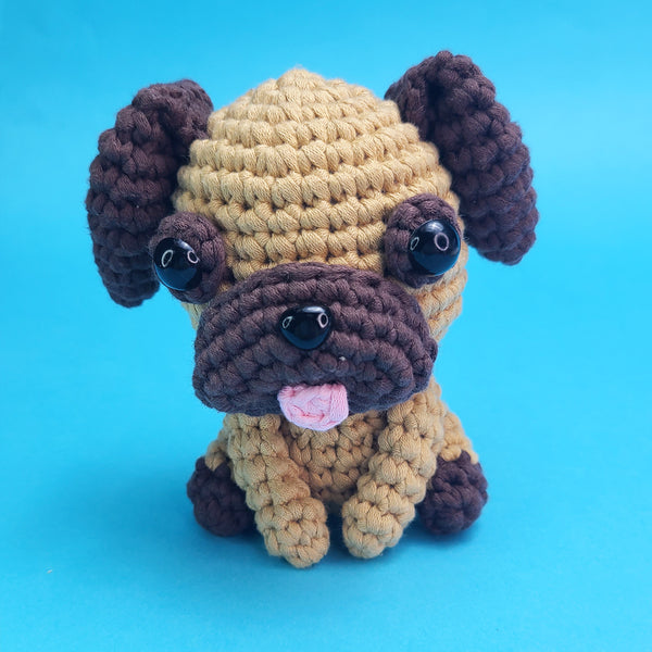 Pug Crochet Pattern丨Dog Crochet Pattern